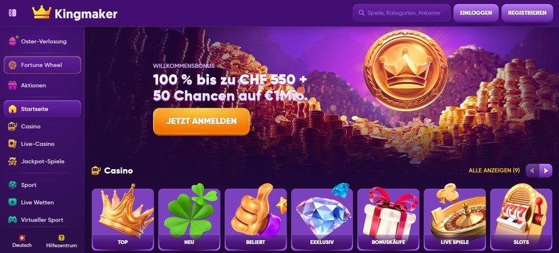 Kingmaker casino online in Germany Kingmaker casino online in Germany