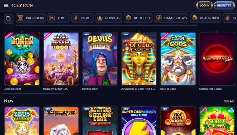Cazeus casino online, cazeus